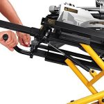 Miter Saw Stand With Wheels (DWX726), Yellow - Image 13
